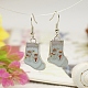 Fashion Earrings for Christmas EJEW-JE00393-04-1