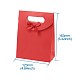 Bolsas de regalo de papel con diseño bowknot de la cinta CARB-TA0001-01-10