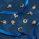 Ahandmaker 14 pièces pendentifs lune en zircone cubique breloques FIND-GA0002-36-4