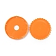 ヨーヨーメーカーツール  DIY生地針編み花用  ラウンド  オレンジ  90x6.3mm DIY-H120-A01-02-6