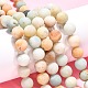 Brins de perles d'amazonite de fleurs naturelles X-G-G692-01F-10mm-4