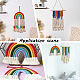 DIY Rainbow Knitting Crochet Tapestry Kit DIY-WH0257-11-6