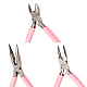 SUNNYCLUE 3pcs Jewelry Pliers Tool Set Professional Precision Pliers for DIY jewelry making - Side Cutting Pliers PT-SC0001-13-1