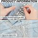 Broderie informatisée polyester cousue sur les patchs de col DIY-WH0366-71-4