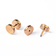 Boucles d'oreilles cartilage barbell plat rond 304 acier inoxydable EJEW-L164-05-2