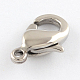 Polished 316L Surgical Stainless Steel Lobster Claw Clasps STAS-R072-21-2