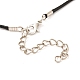 Halsketten-Sets mit Herzanhänger aus Metalllegierung NJEW-B081-09-6