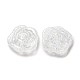 Perles en acrylique transparentes craquelées OACR-L013-015-1