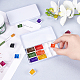 PandaHall Elite Plastic & Tin Box Empty Watercolor Paint Pans AJEW-PH0001-61-5