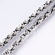 201 Stainless Steel Byzantine Chain Necklaces NJEW-F222-11P-2
