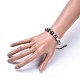 (Jewelry Parties Factory Sale)Adjustable Nylon Cord Braided Bead Bracelets BJEW-JB04227-4