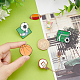 UNICRAFTALE 6Pcs 6 Style Sports Theme Alloy Badges Badminton Brooch Pin Enamel Basketball Lapel Pin 15~100mm Football Brooch for Backpack Clothes Sportor Gift Brooch Decoration JEWB-UN0001-03-3