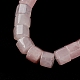 Granos naturales de abalorios de cuarzo rosa G-C026-B01-5