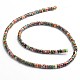 Brins de perles de jaspe impériales naturelles teints G-M276-06-C-2