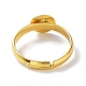 Brass Adjustable Ring Components KK-XCP0001-74-4