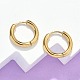 Серьги-кольца Huggie Hoop из нержавеющей стали 304 с ионным покрытием (IP) EJEW-F111B-16mm-G-1
