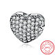 925 Sterling Silver Cubic Zirconia European Beads STER-BB16505-8
