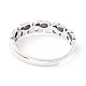 Слон 925 серебряные регулируемые кольца для мужчин и женщин STER-G032-03AS-3