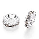 Brass Rhinestone Spacer Beads RB-A006-10MM-S-1