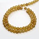 Natural Agate Round Bead Strands G-N0072-6mm-04-2