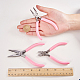 SUNNYCLUE 3pcs Jewelry Pliers Tool Set Professional Precision Pliers for DIY jewelry making - Side Cutting Pliers PT-SC0001-13-4