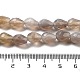 Chapelets de perles en agate grise naturelle G-P520-B08-01-5
