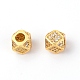 Brass Micro Pave Clear Cubic Zirconia Beads KK-TAC0008-01-1