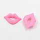 Acrylic Lip Shaped Cabochons X-BUTT-E024-A-08-2