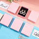 SUPERFINDINGS 16pcs Pink Cardboard Jewellery Gift Boxes with Sponge Pad Inside for Necklaces Bracelets Earrings Rings Women Presents CBOX-BC0001-37B-5
