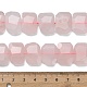 Natürlichen Rosenquarz Perlen Stränge&nbsp;G-C285-A08-01-4
