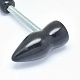 Натуральные черные агатовые ручные массажные палочки DJEW-F005-07-4