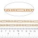 Железные овальные звенья CH-T005-06KCG-3