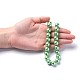 Umweltfreundliche runde Perlenstränge aus gefärbtem Glasperlen HY-A002-12mm-RB008N-5