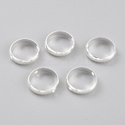 Латунные бусины в оправе KK-O133-014E-S