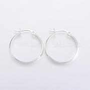Серьги-кольца из нержавеющей стали 304 EJEW-H327-02B