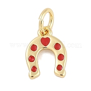Латунь эмаль подвески KK-Q028-07B-G