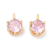 Латунные микро проложить кубического циркония подвески KK-C051-39G-04