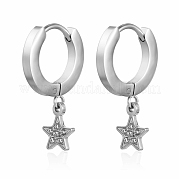 Серьги-подвески в форме звезды из нержавеющей стали MX3894-2