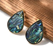 Серьги-гвоздики из нержавеющей стали 304 EJEW-C138-01G
