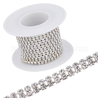 10Yard 2.8MM Clear Crystal Rhinestone Chain Close Trim Cup Chain Bulk for  Craft Jewelry Making（Silver） : : Home