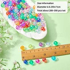 150g UV-beschichtete transparente Acrylperlen&nbsp;OACR-SZ0001-53