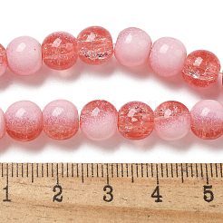 Perle di vetro crackle&nbsp;X1-GLAA-U001-8mm-13