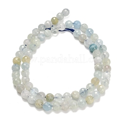 Natürliche Aquamarin Perlen Stränge&nbsp;G-L642-F05-6mm