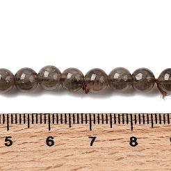 Natürlichen Rauchquarzperlen Stränge&nbsp;G-B167-A09-6mm