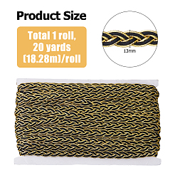 Geflochtene Spitzenbänder aus Polyester&nbsp;OCOR-WH0105-181C