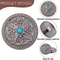 10 rivet décoratif en alliage d'argent antique&nbsp;BUTT-GF0004-22C