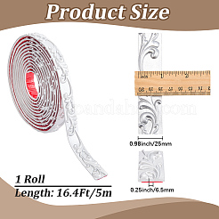 Modanatura flessibile autoadesiva in pvc&nbsp;AJEW-CP0011-26A