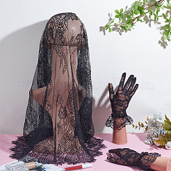 Sciarpa scialle da donna in poliestere staccabile&nbsp;AJEW-HY0002-44