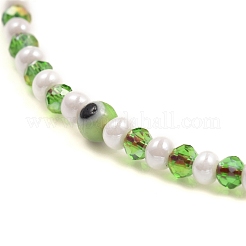 Bracelets de perles de nylon tressés réglables&nbsp;BJEW-JB05308