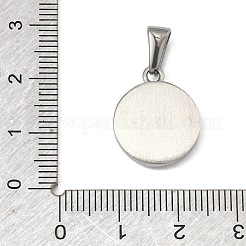 Pendentifs texturés en acier inoxydable 304&nbsp;STAS-A140-02P-3